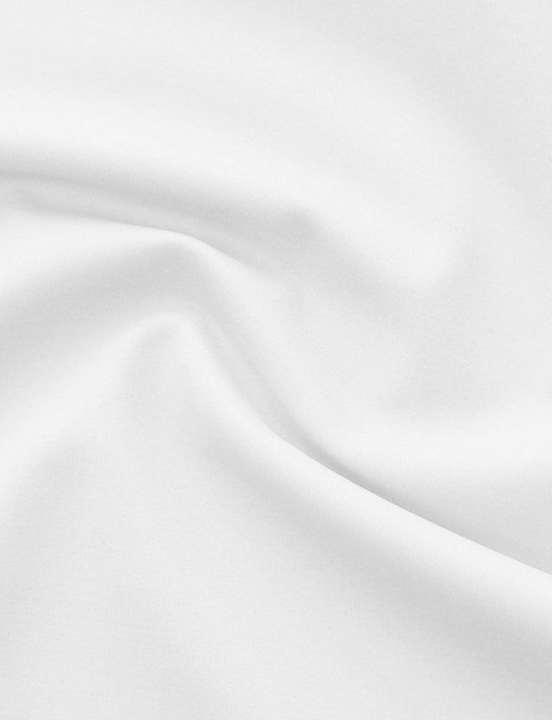plain white lycra fabric swatch