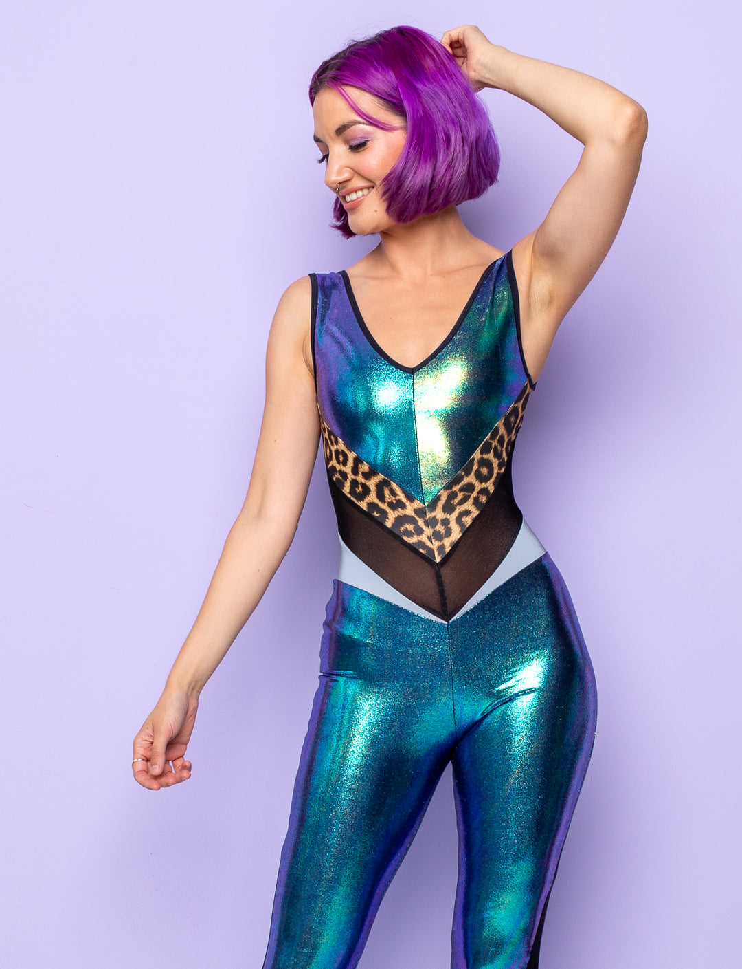 Birds of Prey Harley-Quinn Catsuit Full Back | Last Chance