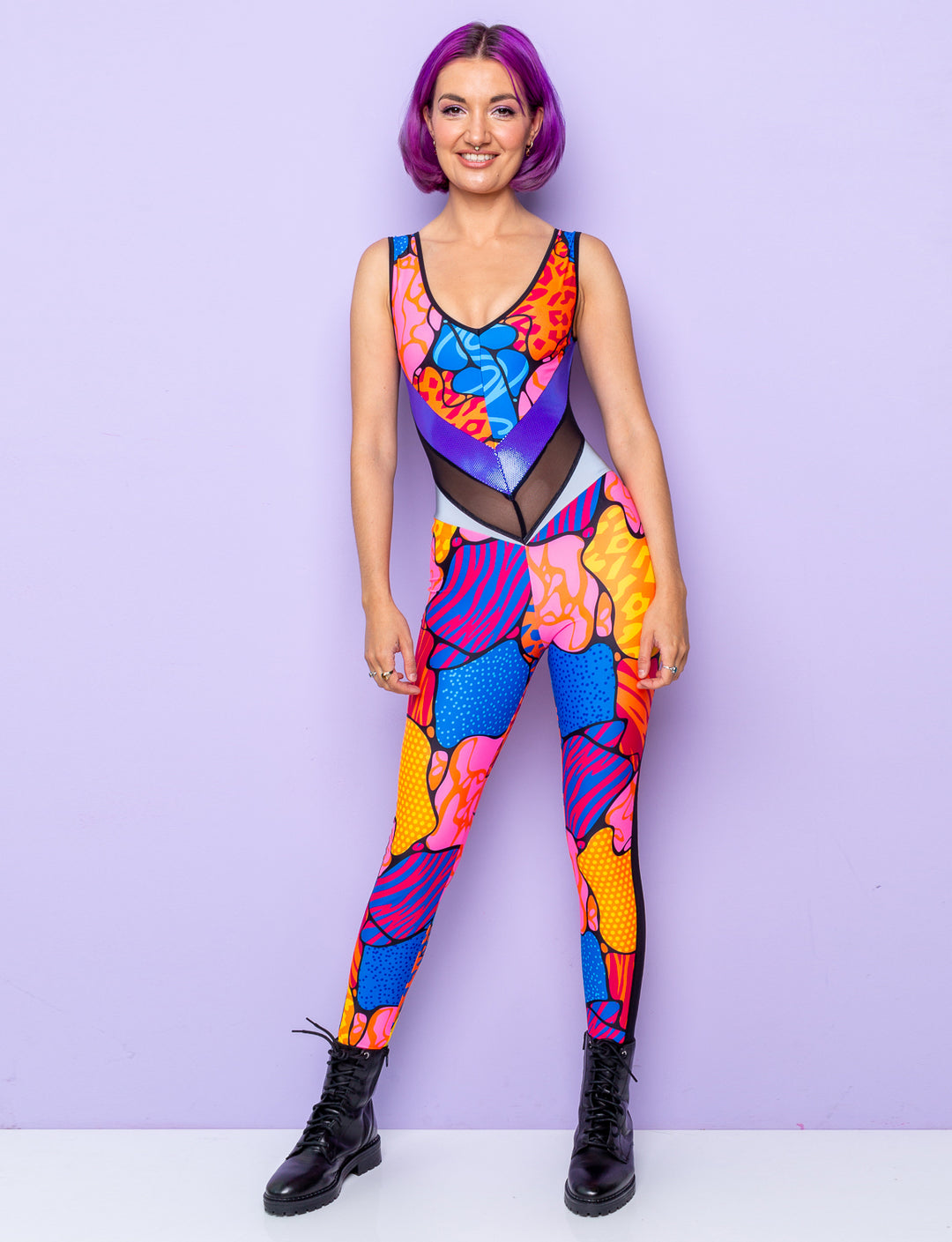 Holy Moly Full Back Catsuit