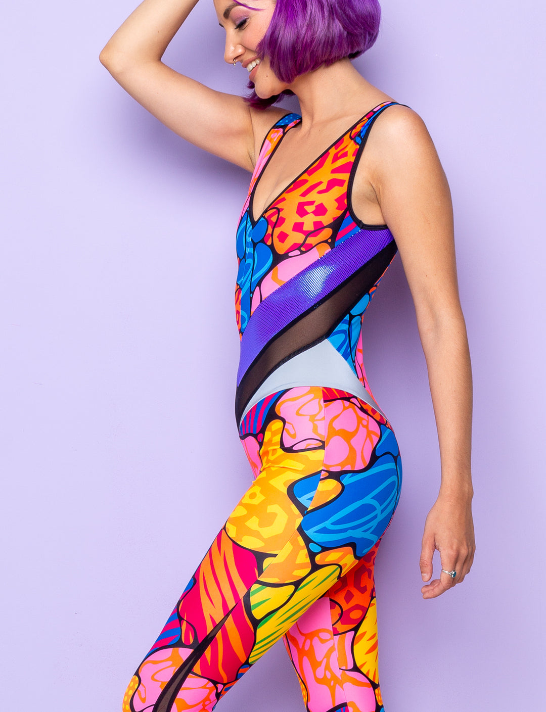 Holy Moly Full Back Catsuit