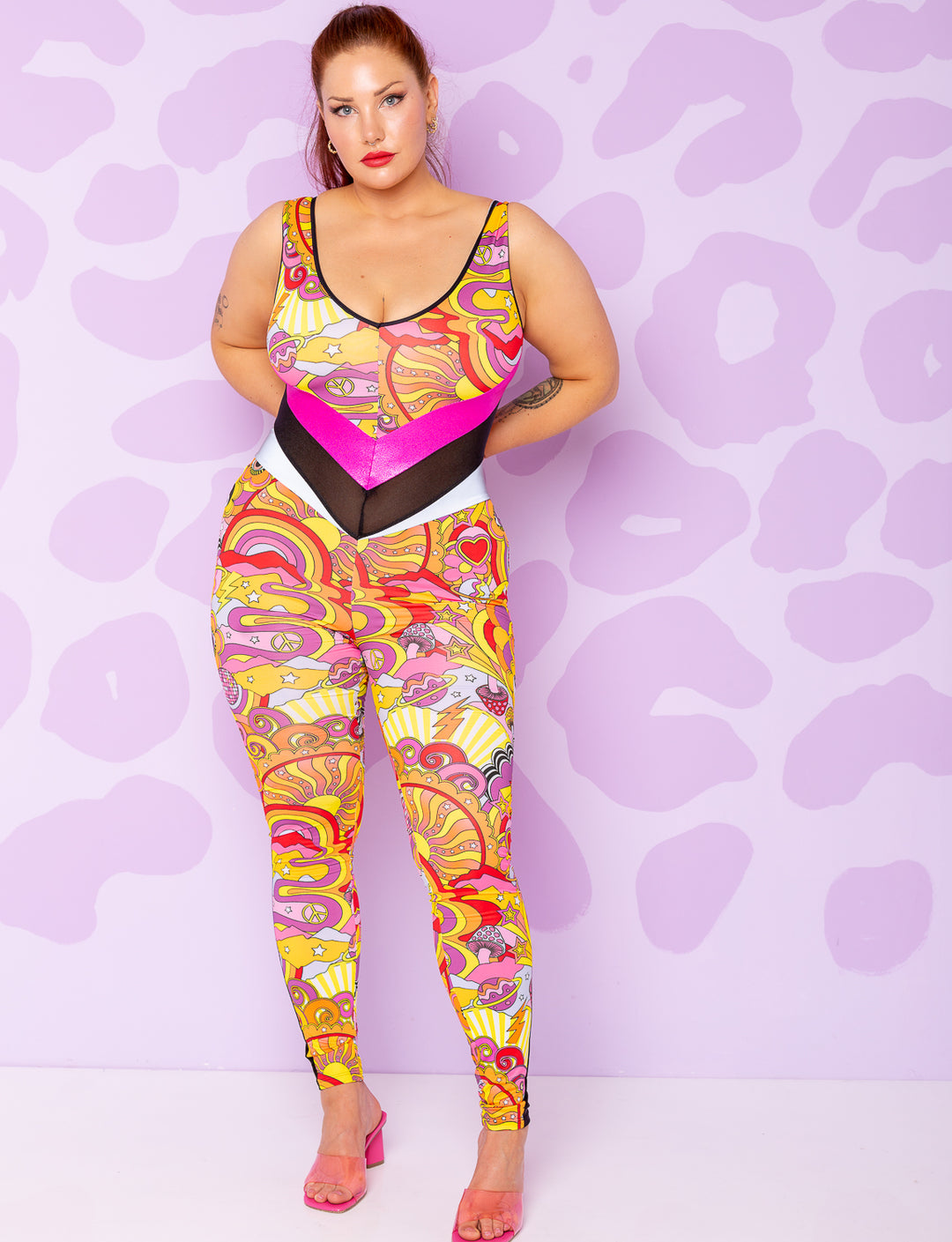 Dazzle Peekaboo Catsuit