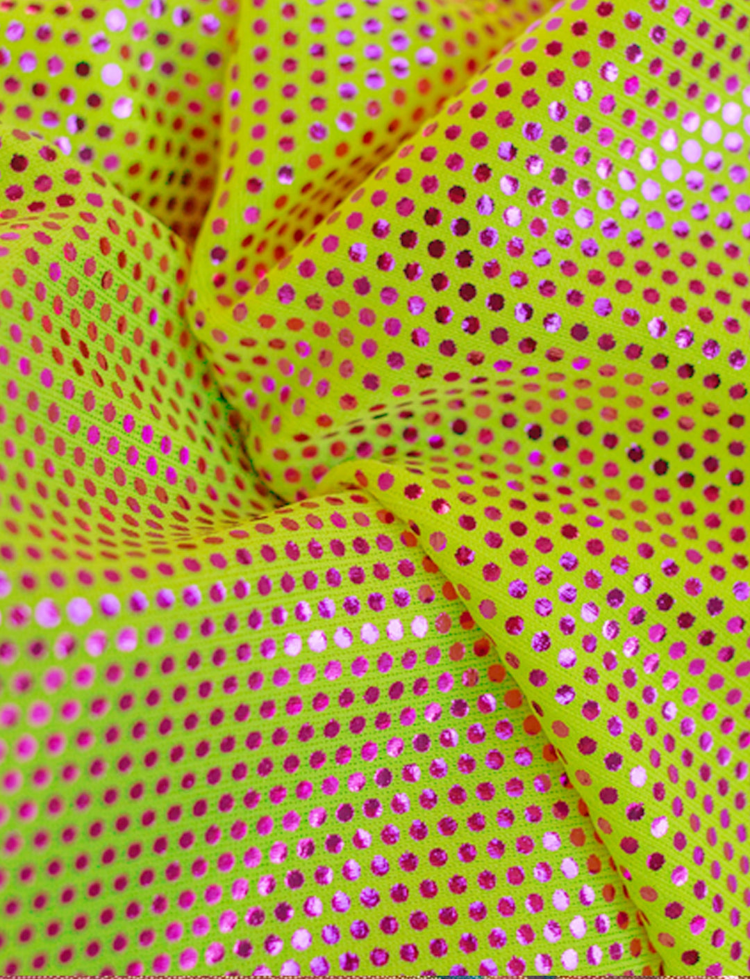 Flo Yellow Cerise Zitto Foil Swatch (2)